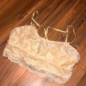 Cream Bralette, size small